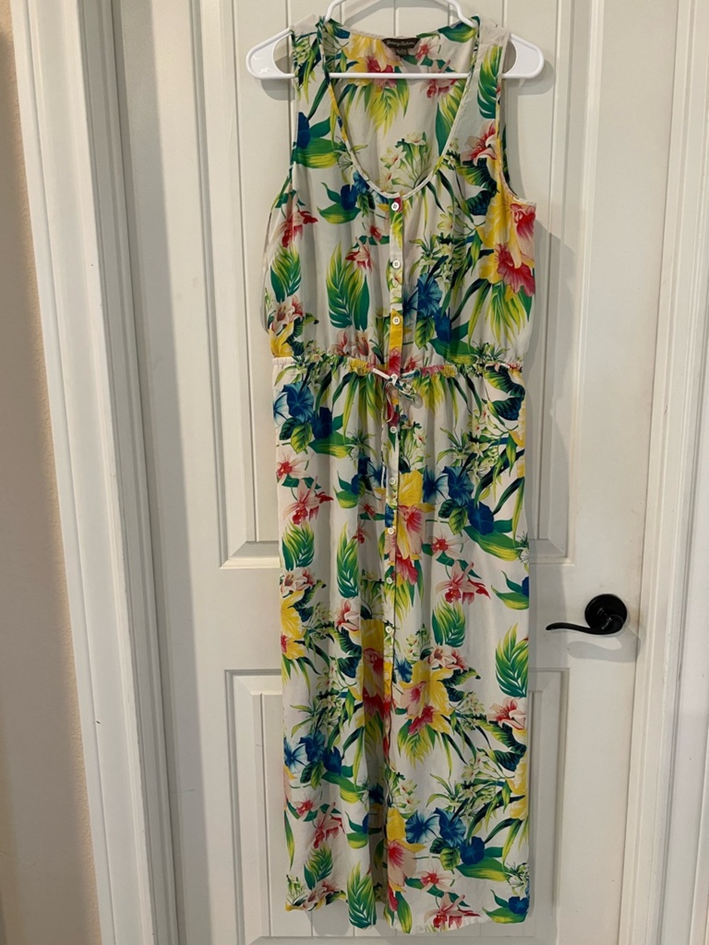 Tommy Bahama Fleur De Lite Silk Maxi Dress